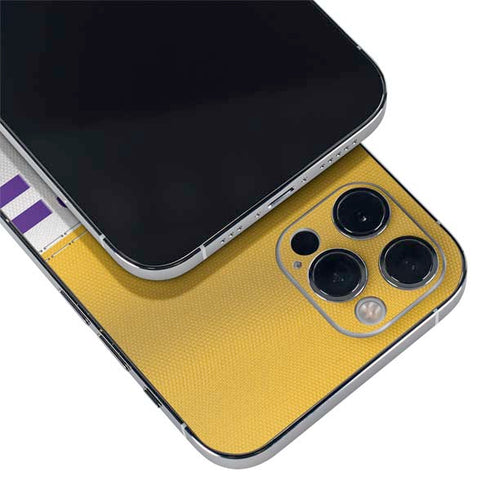NFL Minnesota Vikings White Striped iPhone 12 Pro Max Skin